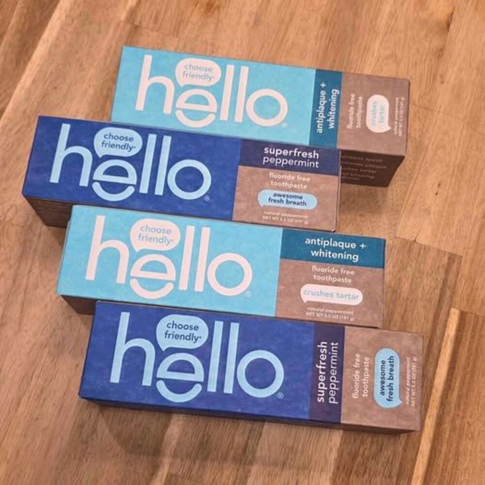 4 Pack Hello Toothpaste Fluoride Free - Picture 4 of 4